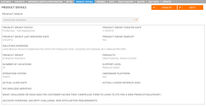 Product Details page